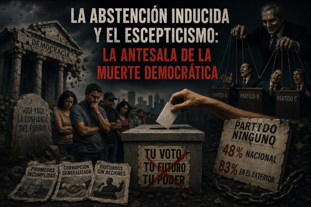 LA ABSTENCIÓN INDUCIDA Y EL ESCEPTICISMO: LA ANTESALA DE LA MUERTE DEMOCRÁTICA