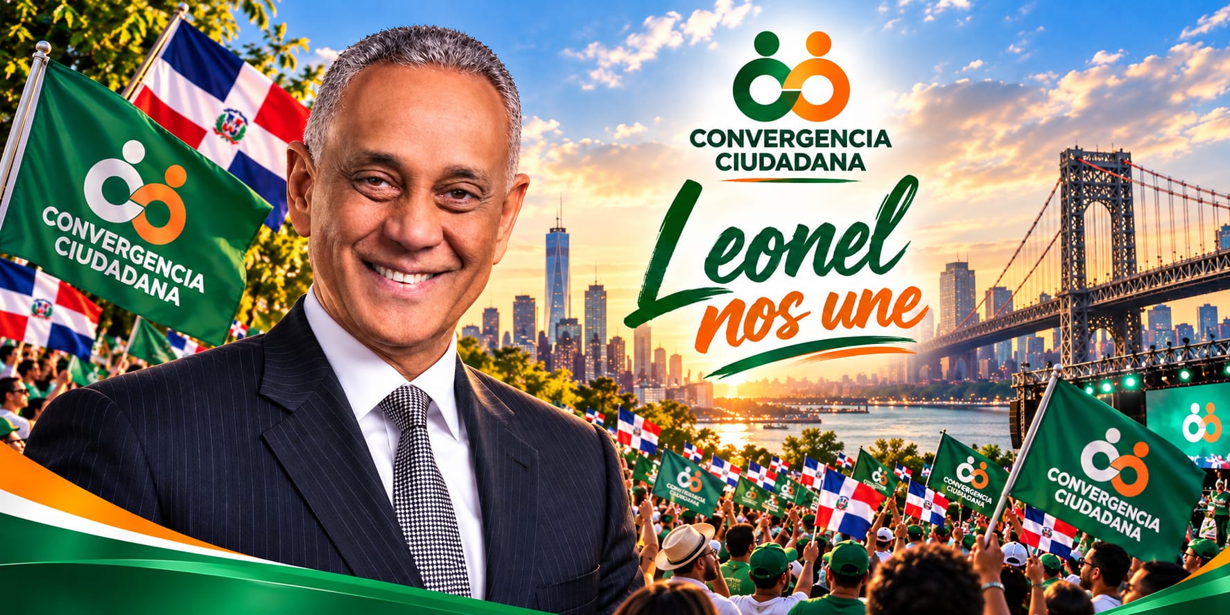 Convergencia Ciudadana fortalece su presencia en la diáspora con la visita de Manolo Pichardo
